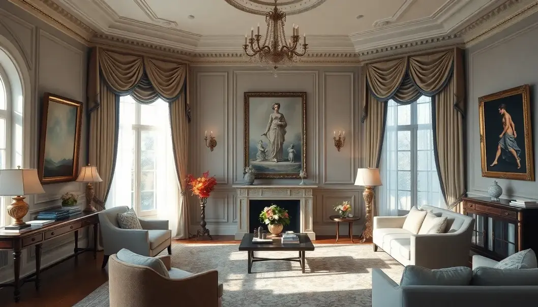 A luxurious setting embodies the elegance of meticulous time management.